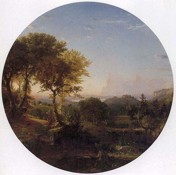 Jasper Francis Cropsey Green Mountain Scenery,